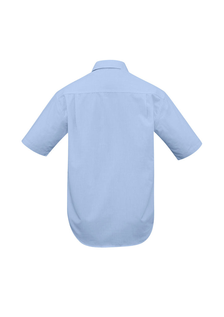 Biz Collection SH817 Men's Micro Check Short Sleeve Shirt