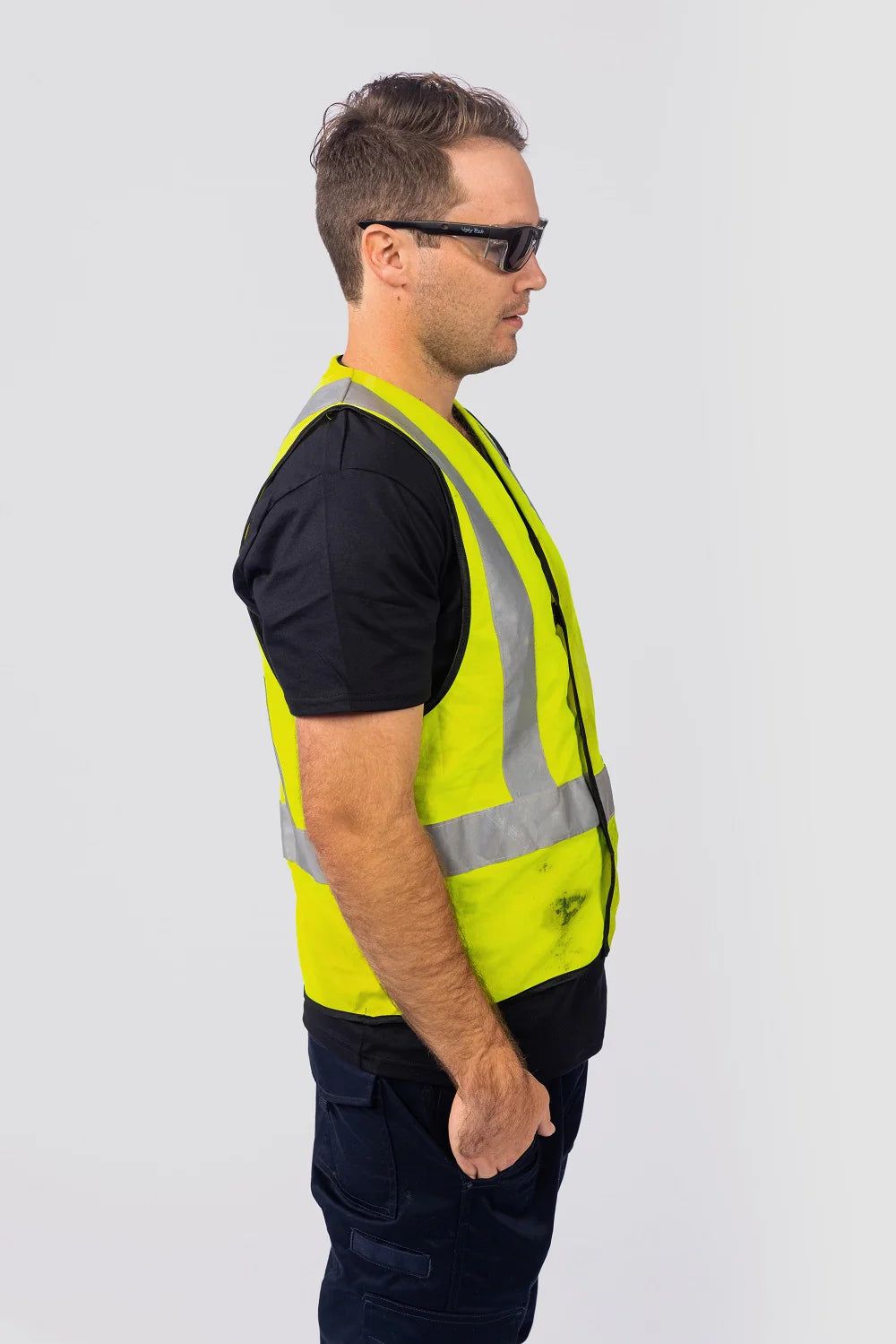 Ugly Fish RS545RX MBL.SM Sparkie Safety Sunglasses- Matt Black Frame/Smoke Lens