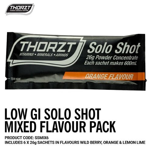 THORZT SSMIX6 LOW SUGAR SOLO SHOTS - MIXED FLAVOUR