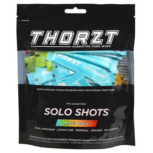 THORZT SSSFMIX 99% SUGAR FREE SOLO SHOTS - MIXED FLAVOURS (50 PACK)