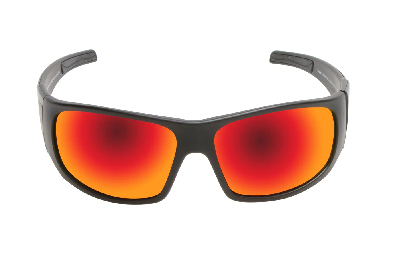 Ugly Fish RS5001 MBL.R Tradie Safety Sunglasses- Matt Black Frame/Red Revo Lens