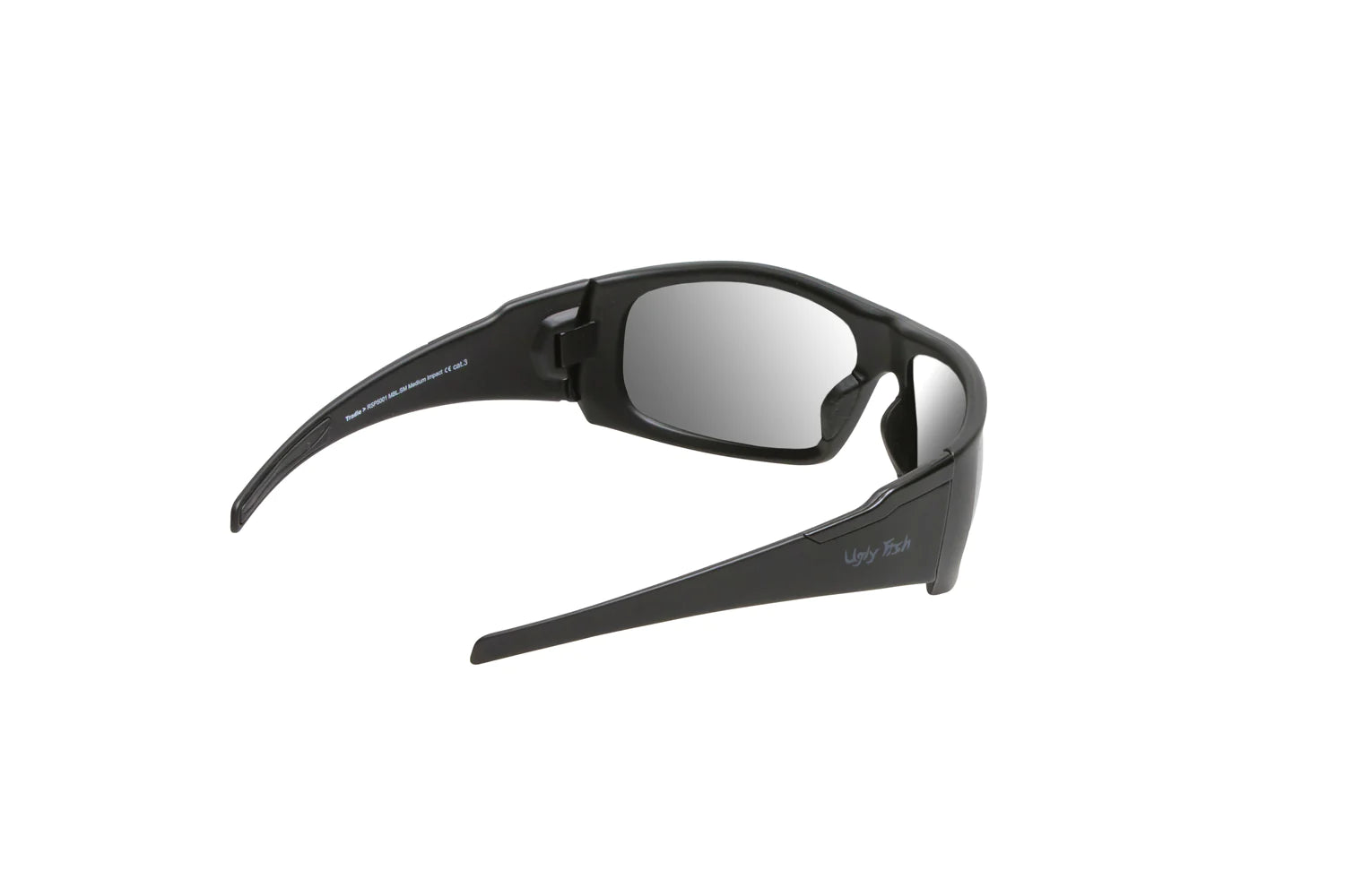 Ugly Fish RSPH5001 MBL.C/SM Tradie Photochromic Safety Sunglasses- Matt Black Frame/Smoke Photochromic Lens