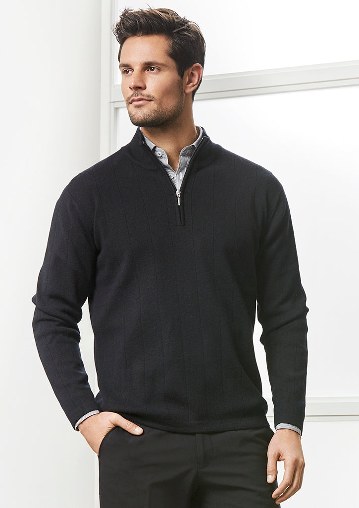 Biz Collection WP10310 Men's 80/20 Wool-Rich Pullover