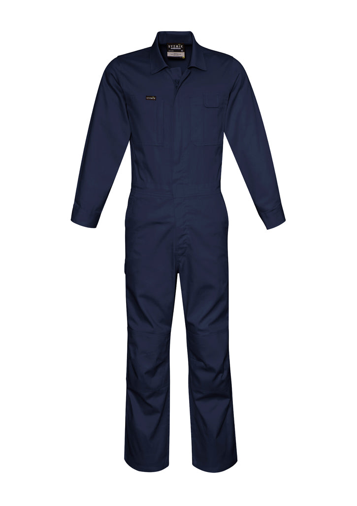 Syzmik ZC560 Men's Lightweight Cotton Drill Overall Navy