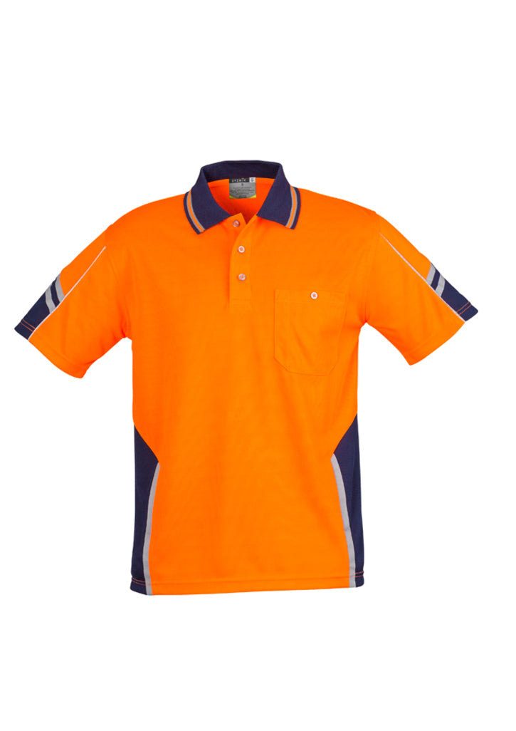 Syzmik ZH237 Men's Hi Vis Squad S/S Polo