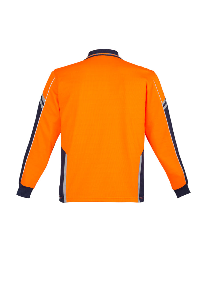 Syzmik ZH238 Men's Hi Vis Squad L/S Polo