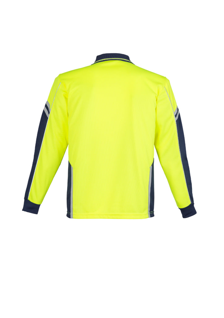 Syzmik ZH238 Men's Hi Vis Squad L/S Polo