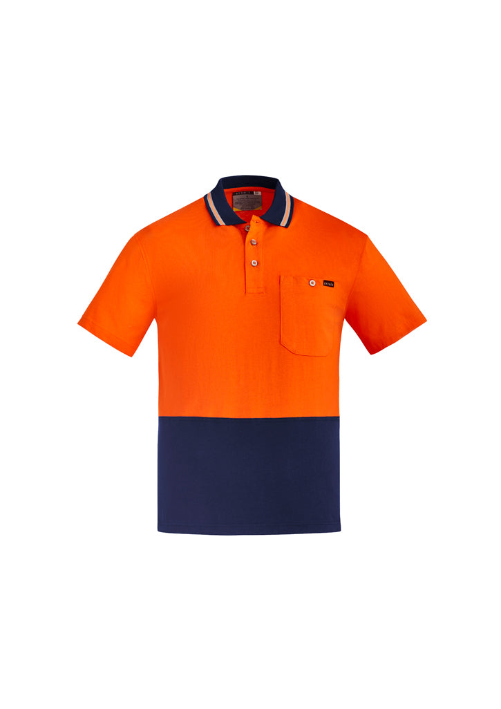 Syzmik ZH435 Men's Hi Vis Cotton S/S Polo