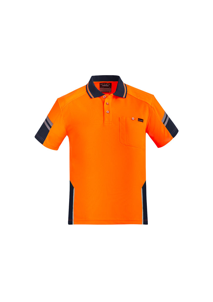 Syzmik ZH465 Men's Reinforced Hi Vis Squad S/S Polo