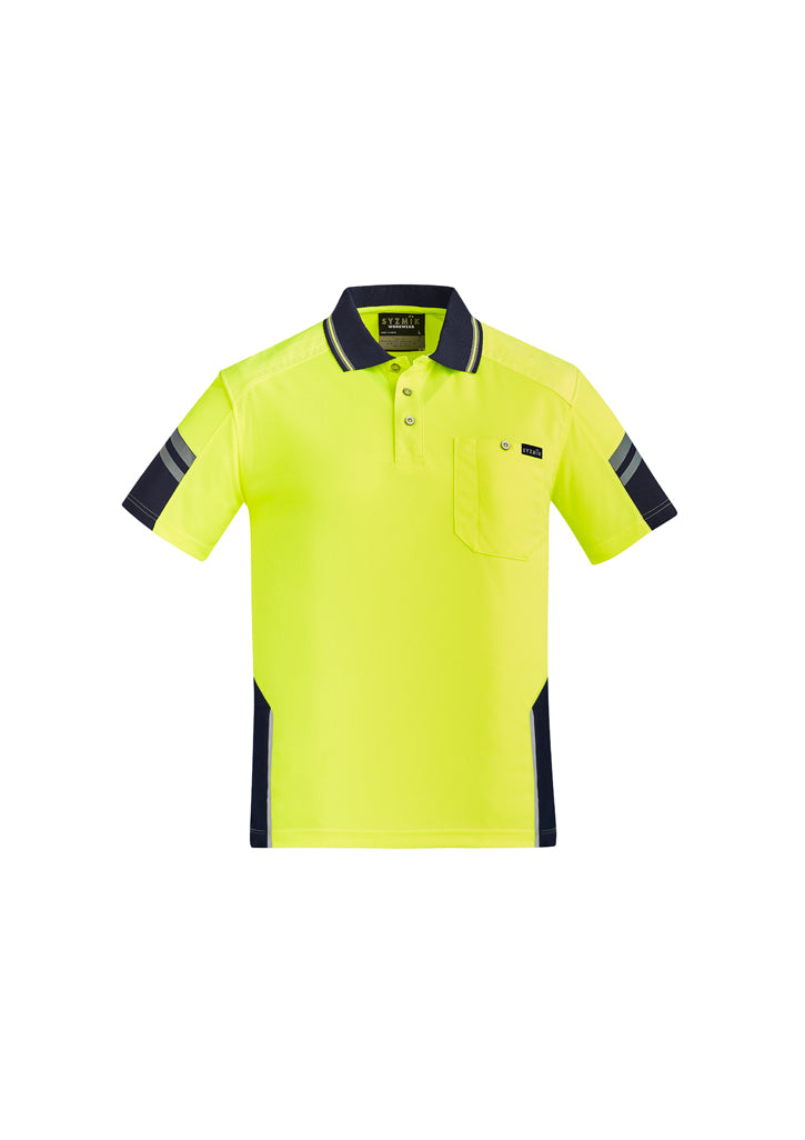 Syzmik ZH465 Men's Reinforced Hi Vis Squad S/S Polo