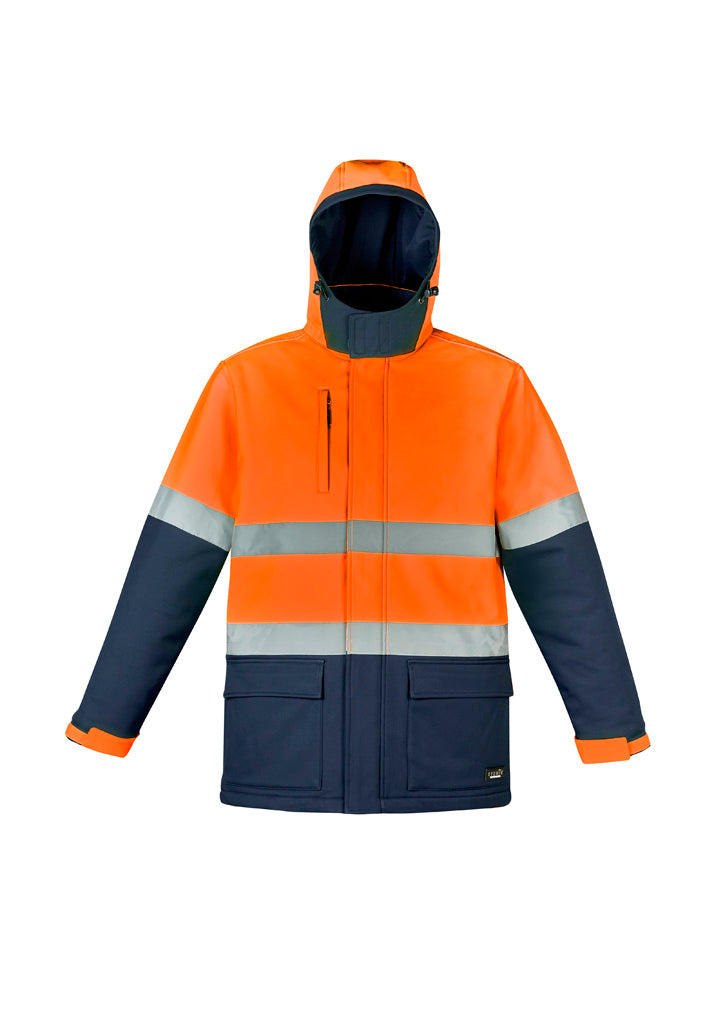 Syzmik ZJ553  Unisex Hi Vis Antarctic Softshell Taped Jacket