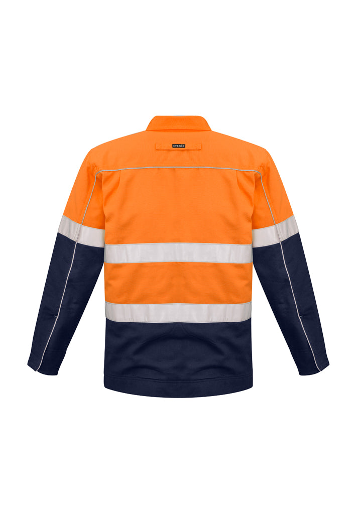 Syzmik ZJ590 Men's Hi Vis Cotton Drill Jacket