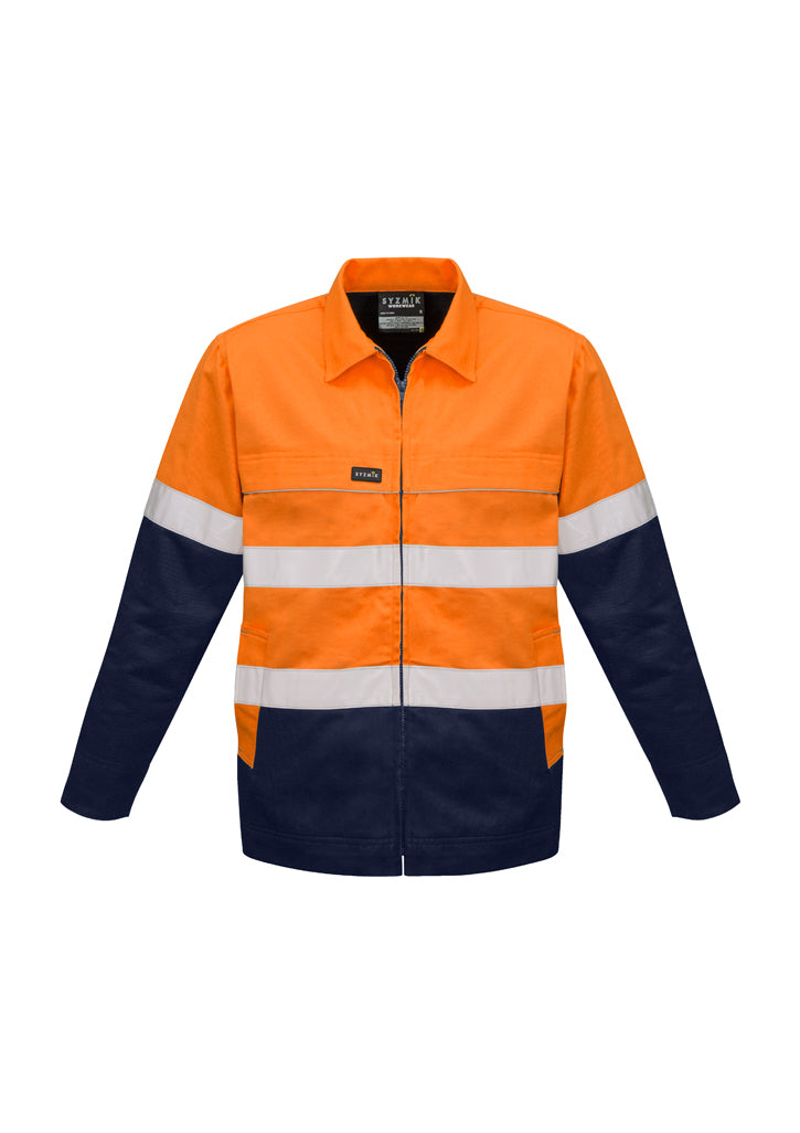 Syzmik ZJ590 Men's Hi Vis Cotton Drill Jacket