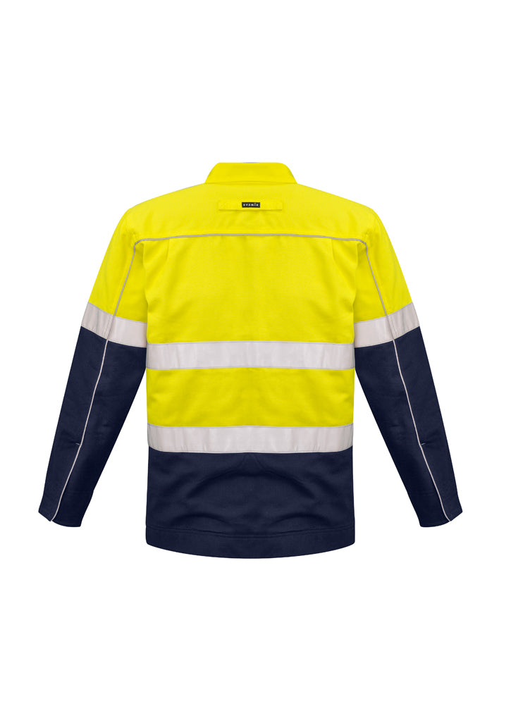 Syzmik ZJ590 Men's Hi Vis Cotton Drill Jacket