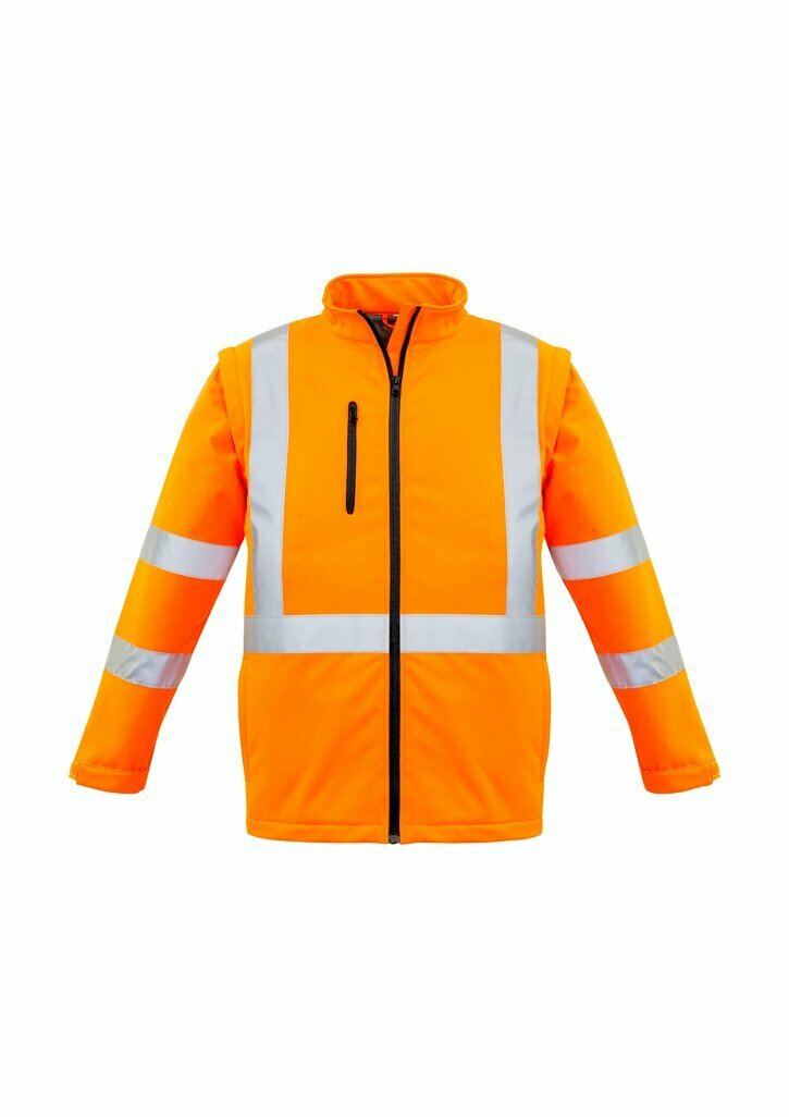 Syzmik ZJ680 Unisex Hi-Vis 2-In-1 X Back Soft Shell Jacket