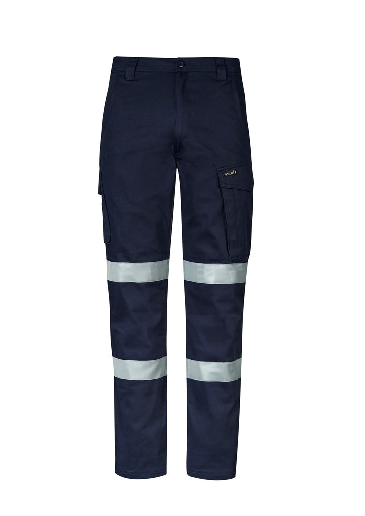Syzmik ZP923 Men's Essential Stretch Taped Cargo Pant Navy
