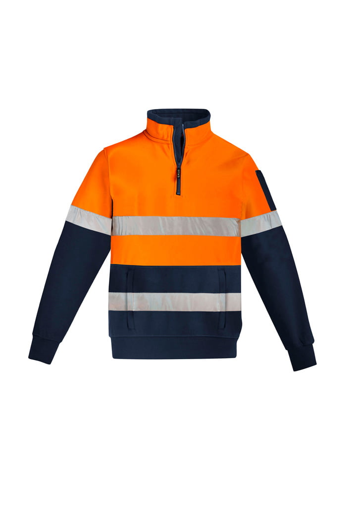 Syzmik ZT567 Men's Hi-Vis 1/4 Zip Pullover – Hoop Taped