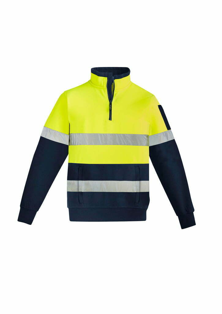 Syzmik ZT567 Men's Hi-Vis 1/4 Zip Pullover – Hoop Taped