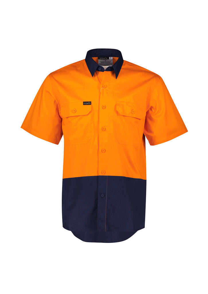 Syzmik ZW115 Men's Hi Vis Short Sleeve Shirt