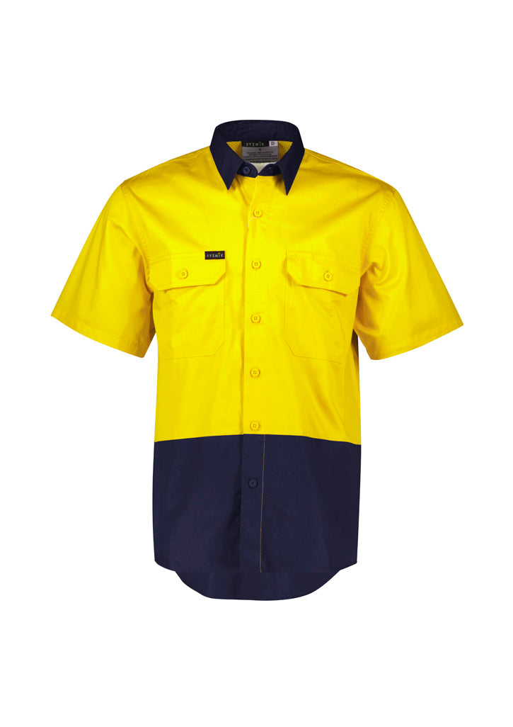 Syzmik ZW115 Men's Hi Vis Short Sleeve Shirt