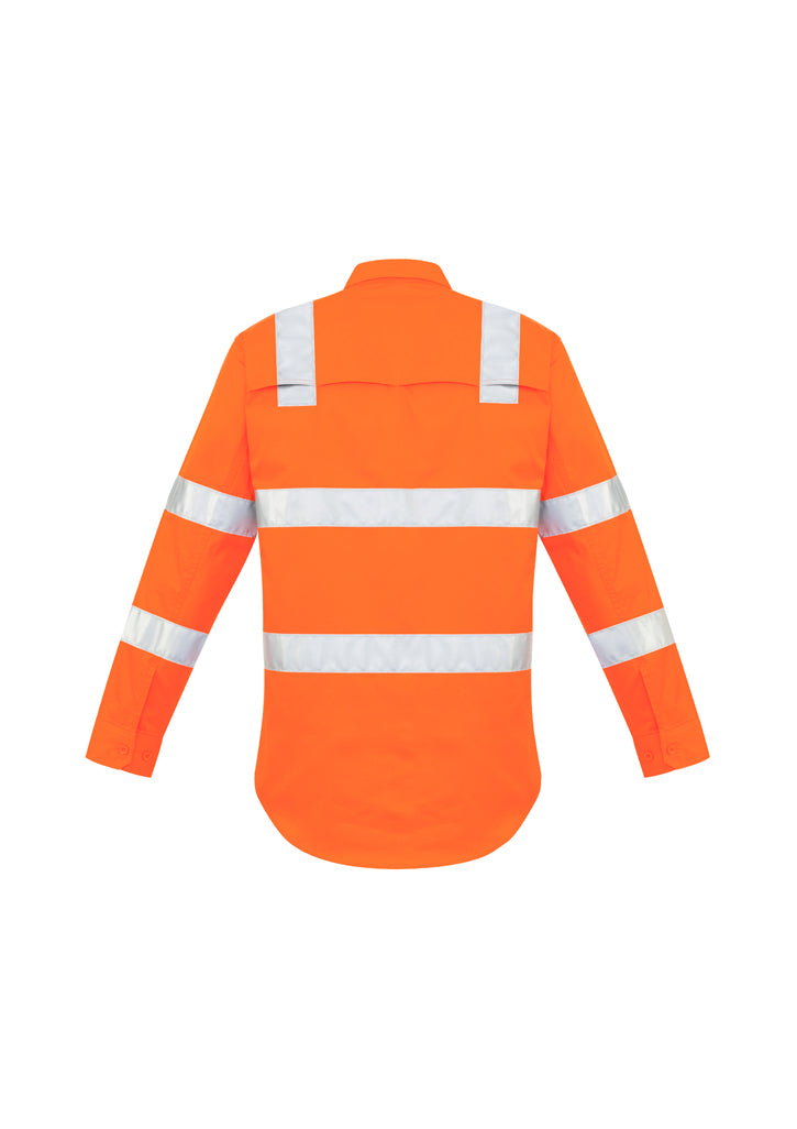 Syzmik ZW680 Men's Bio Motion Vic Rail Shirt Vic Rail Orange