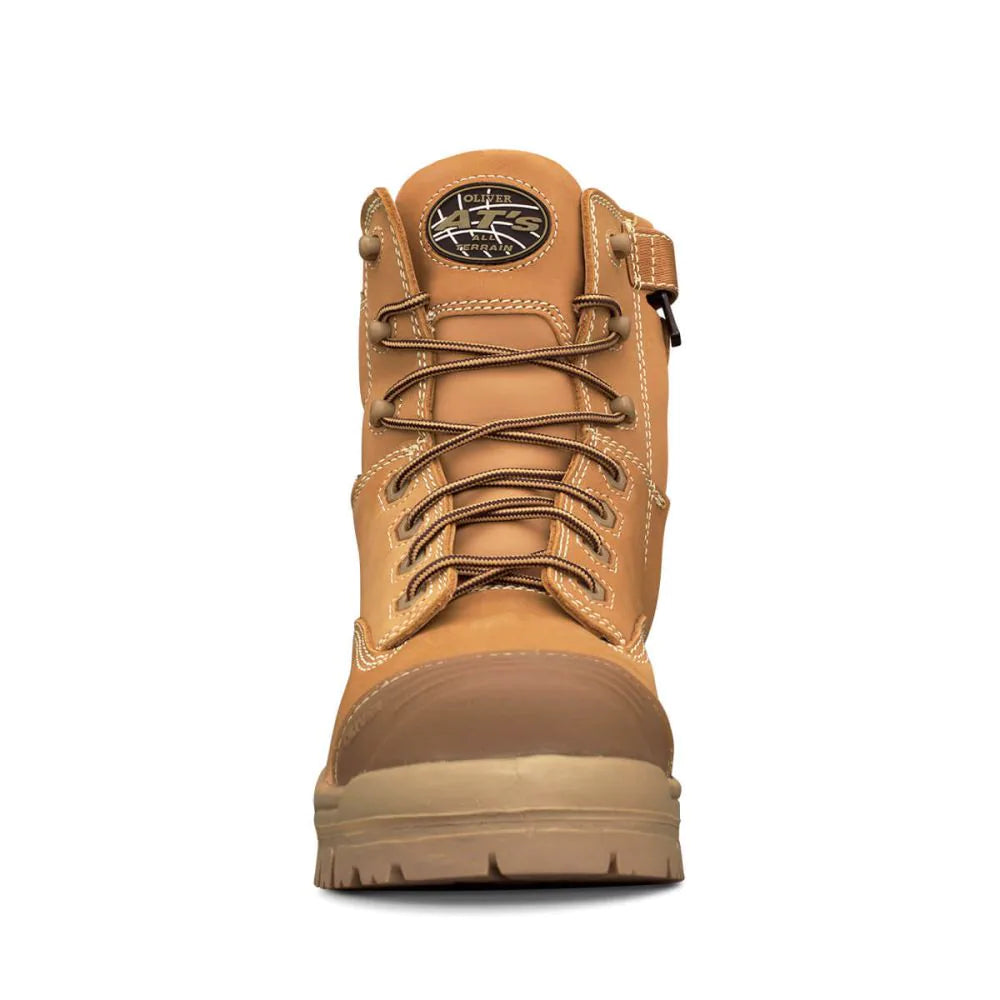 Oliver 45-632Z Wheat 150MM Zip Side Safety Boot