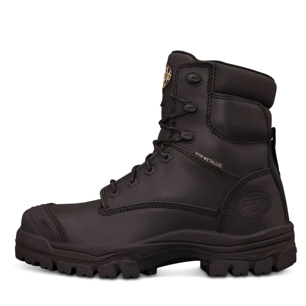 Oliver 45-645Z Black 150MM Zip Side Safety Boot