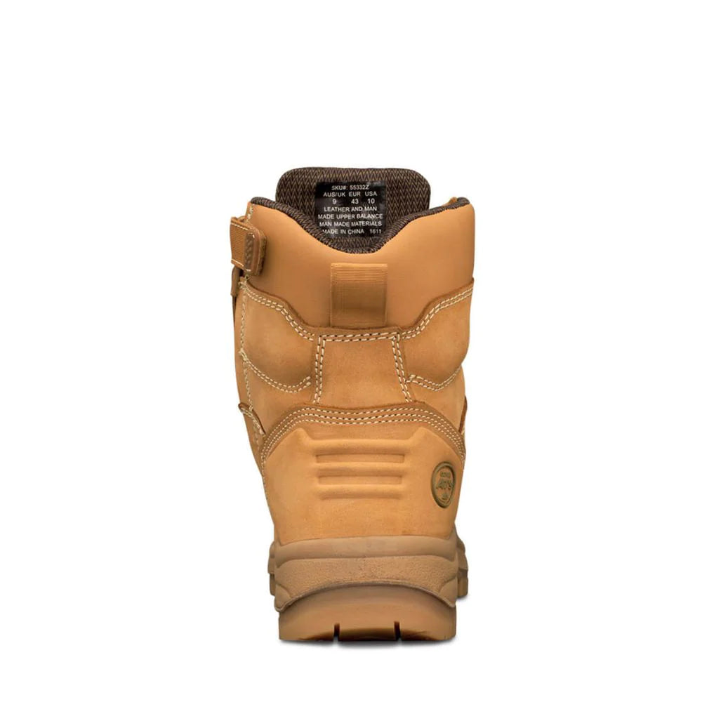 Oliver 55-332Z Wheat 150Mm Zip Side Safety Boot