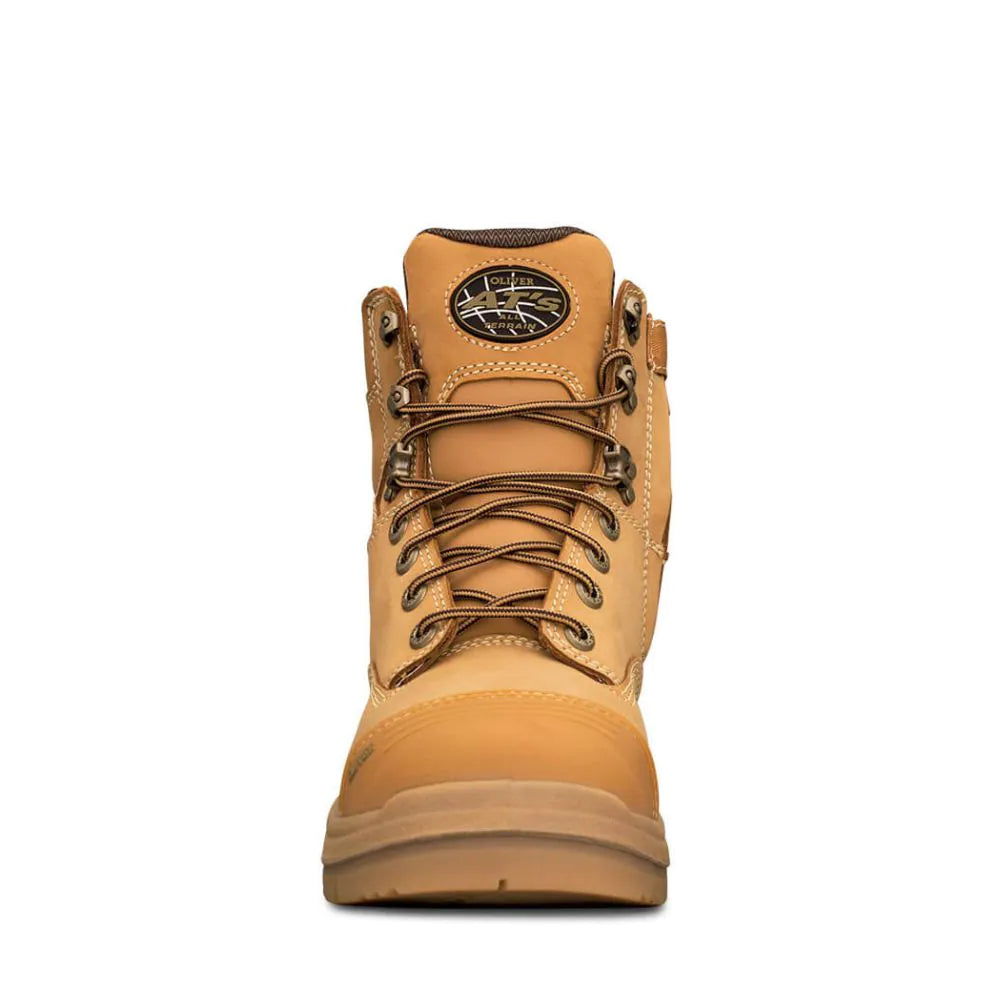Oliver 55-332Z Wheat 150Mm Zip Side Safety Boot