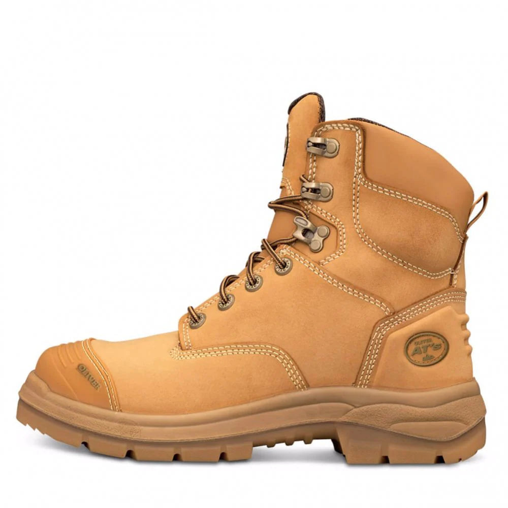 Oliver 55-332Z Wheat 150Mm Zip Side Safety Boot