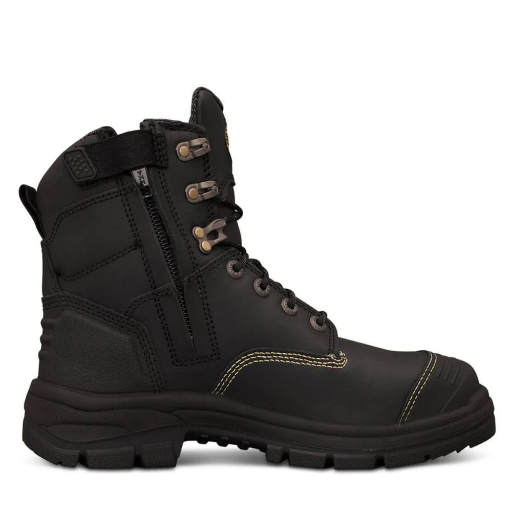 Oliver 55-345Z Black 150MM Zip Side Safety Boot