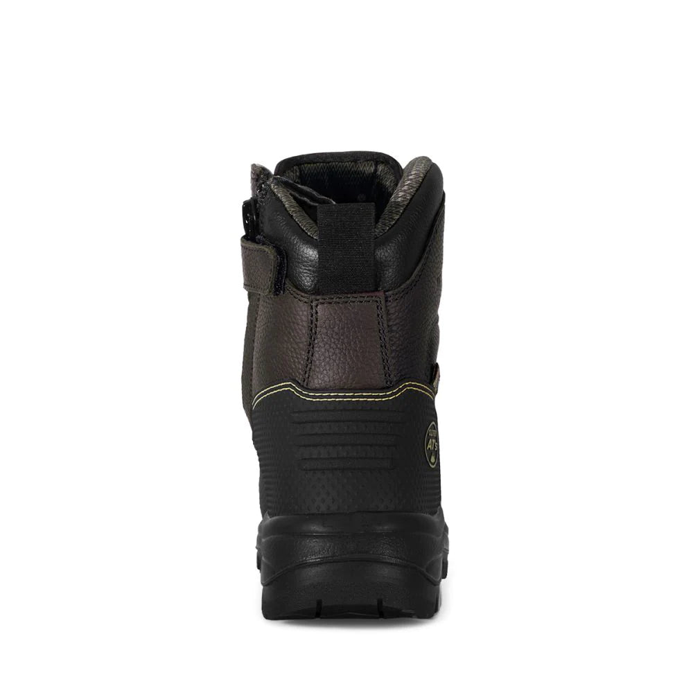 Oliver 65-490Z Brown 150Mm Zip Side Waterproof Safety Boot With Penetration Protection