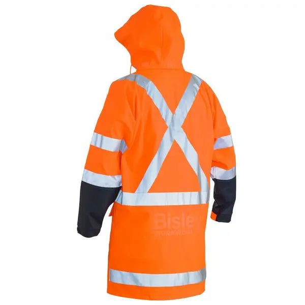 Bisley Bj6955XT Taped Hi-vis X Back Stretch Rain Coat