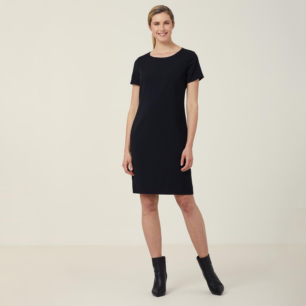 NNT CAT67A Short Sleeve Dress  Black