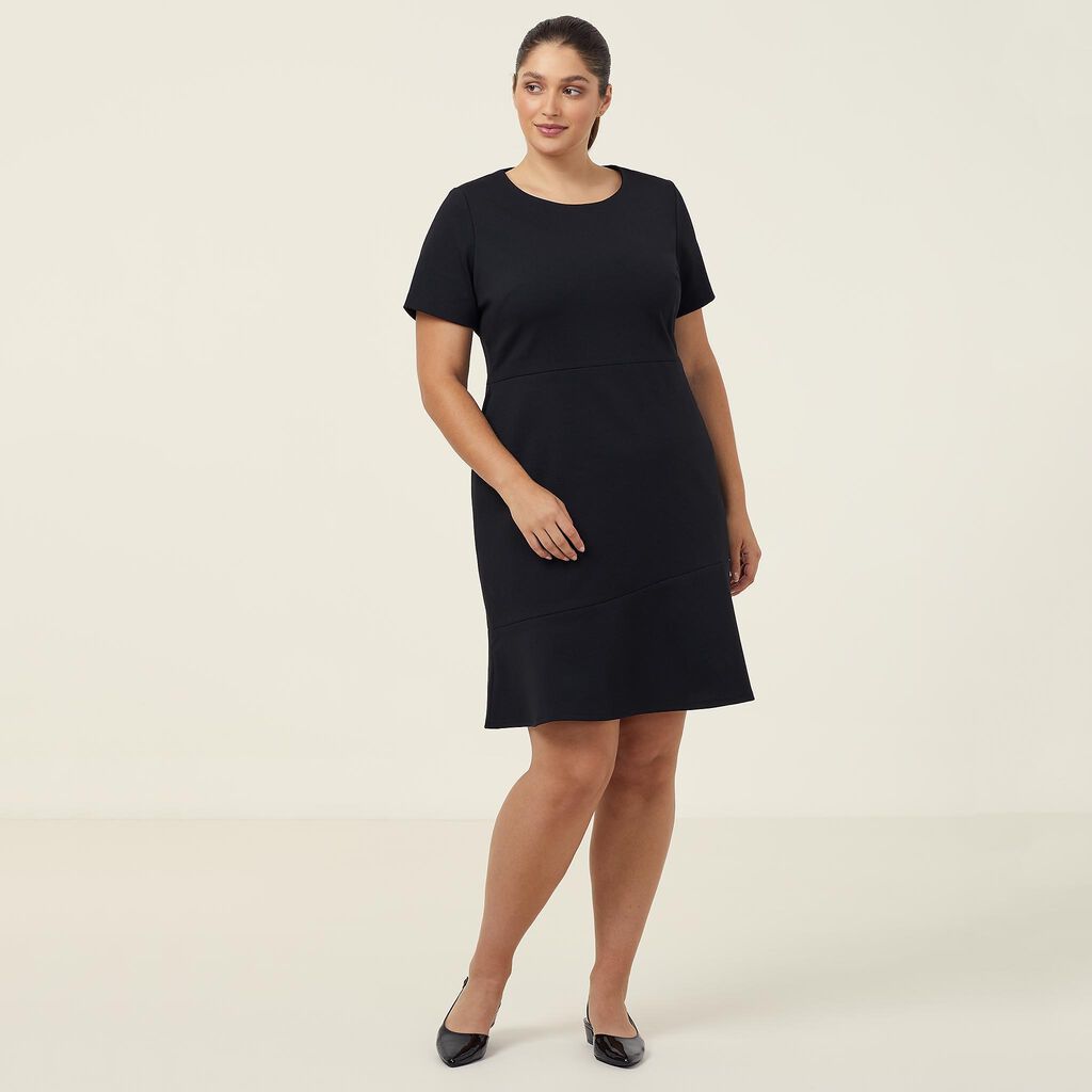 NNT CAT67L Short Sleeve Dress Black