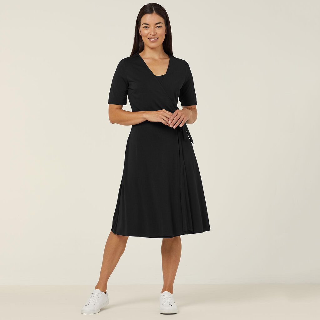 NNT CAT699 Matt Jersey Wrap Dress