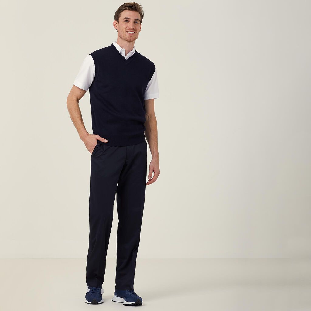 NNT CATE27 V-neck Vest Dark Navy