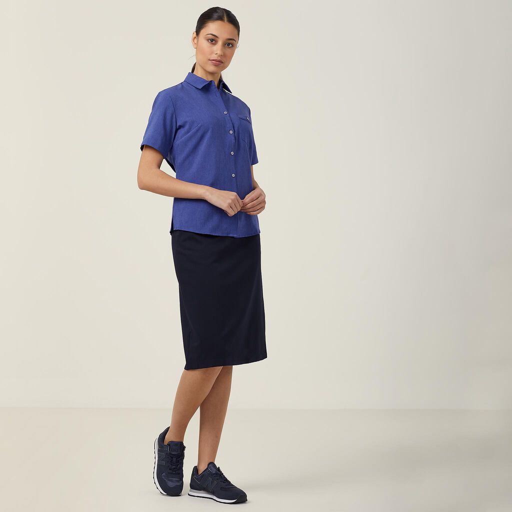 NNT CATU2U Polylin Short Sleeve Action Back Shirt