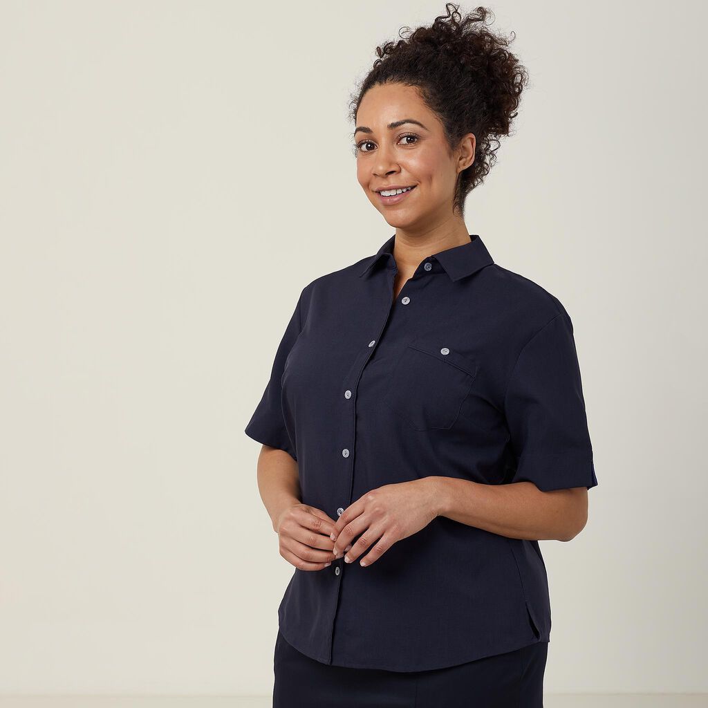 NNT CATU2U Polylin Short Sleeve Action Back Shirt