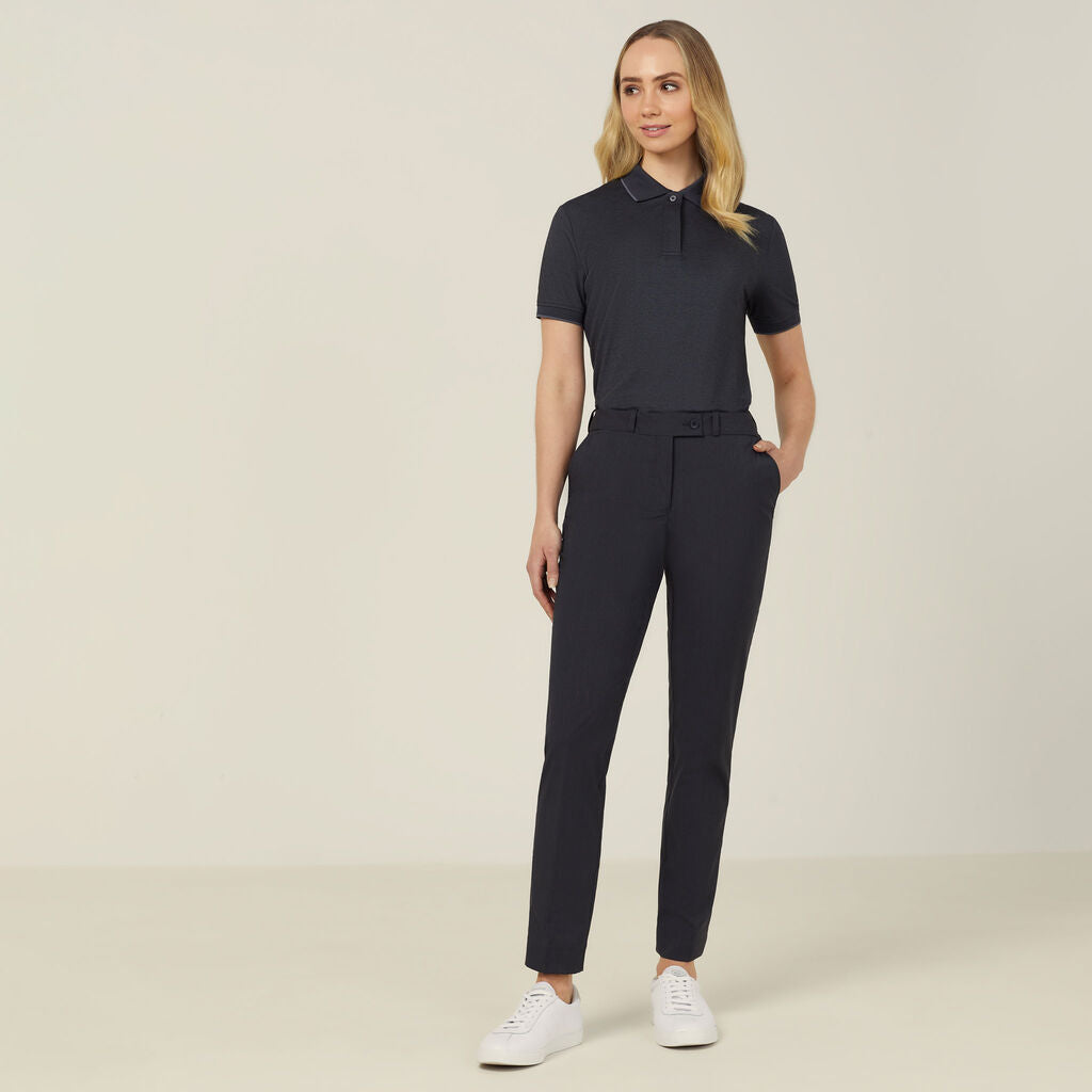 NNT CATUF9 Textured Cotton Poly Short Sleeve Polo