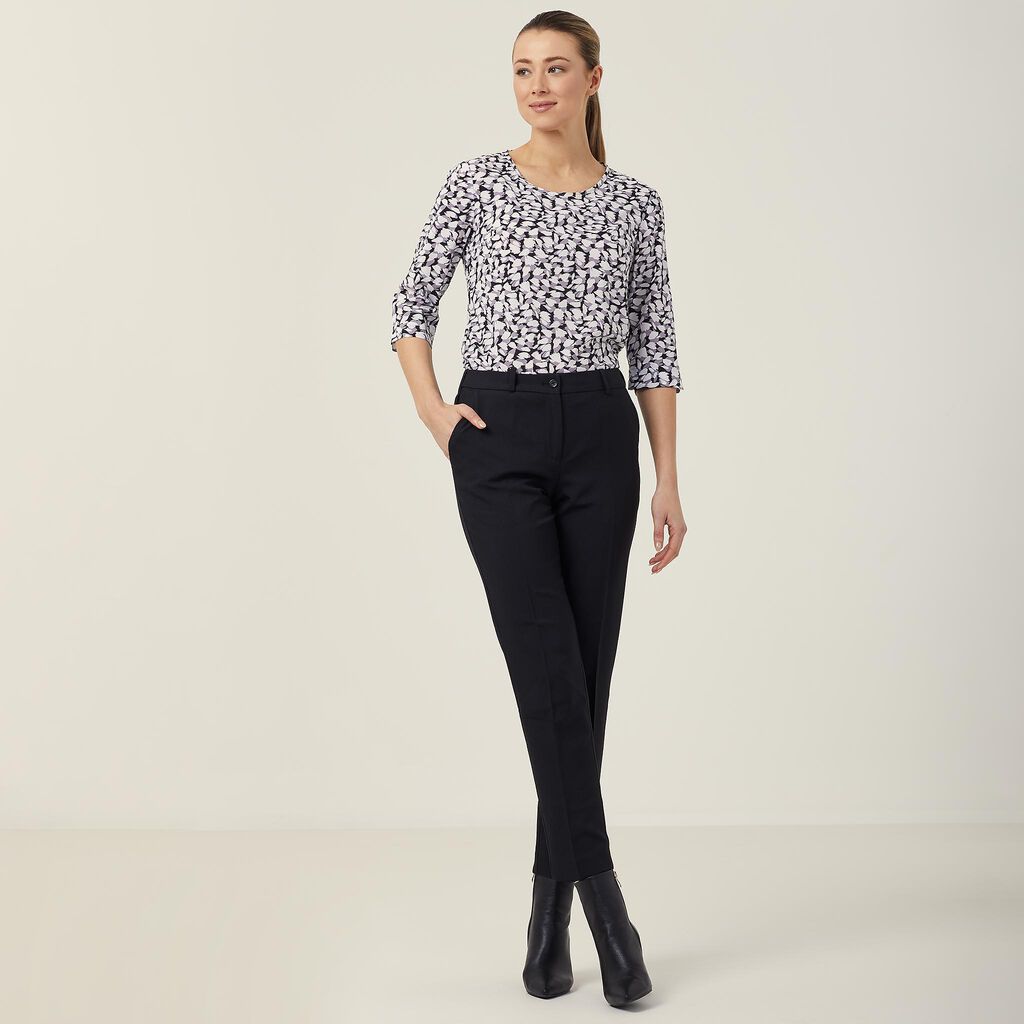 NNT CATUFN Petal Print 3/4 Sleeve Top