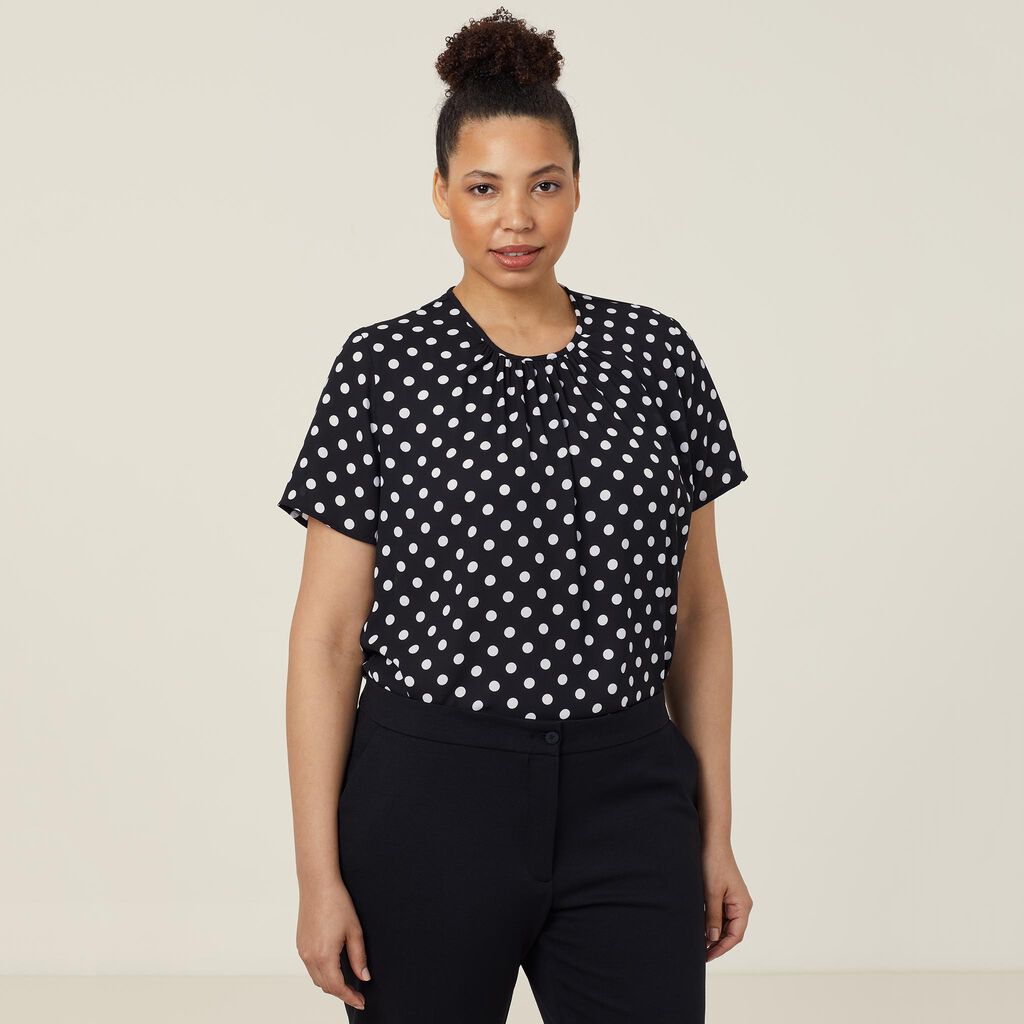 NNT CATUKF Georgie Short Sleeve Blouse