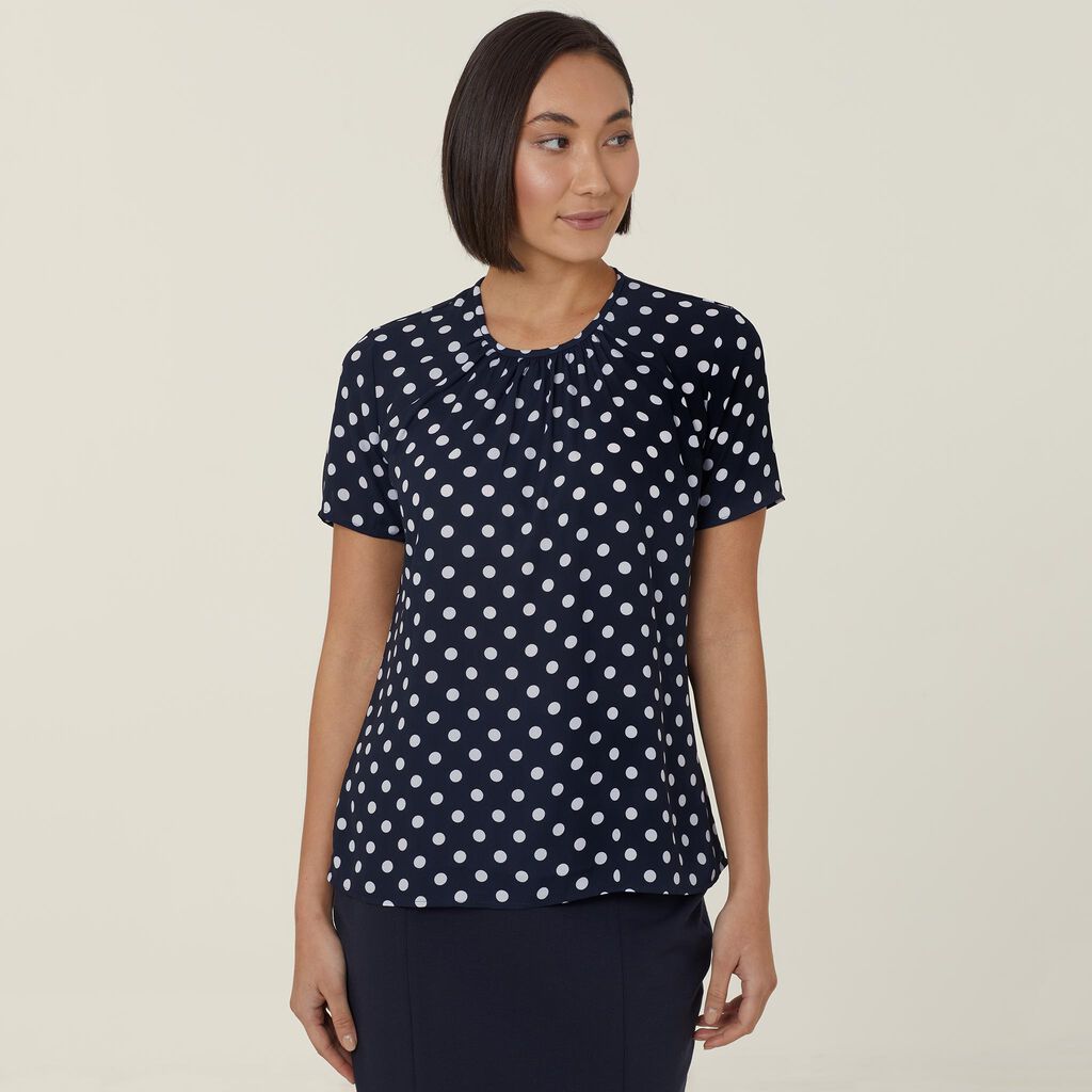 NNT CATUKF Georgie Short Sleeve Blouse
