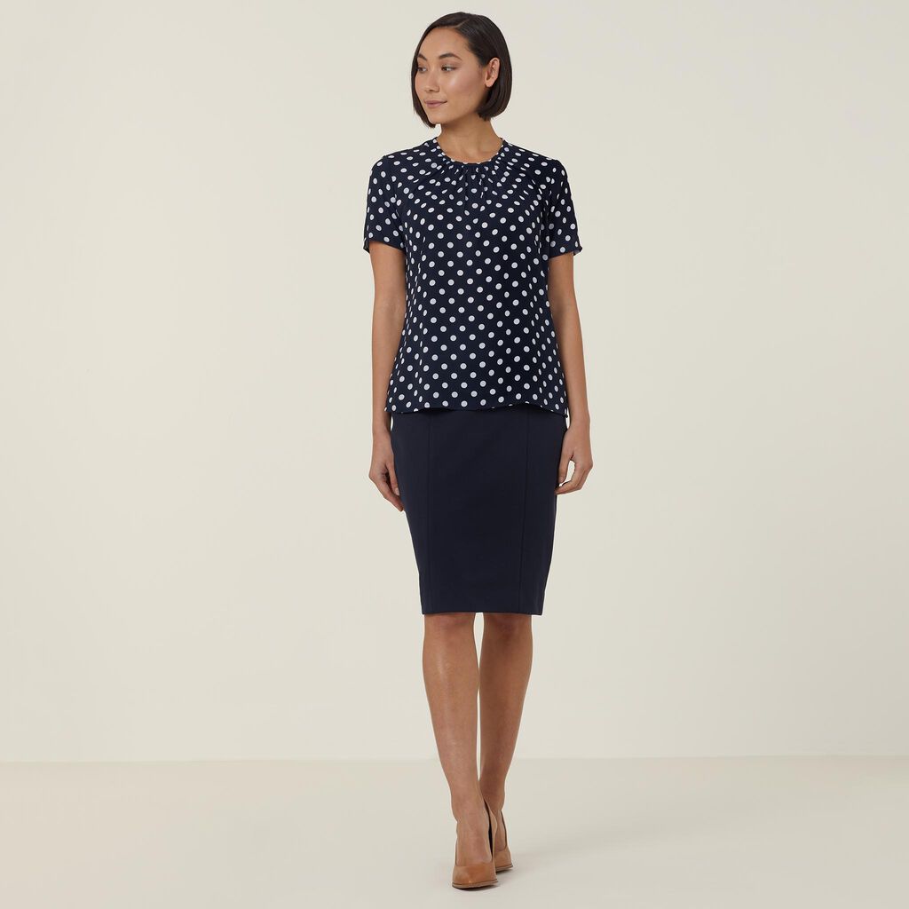 NNT CATUKF Georgie Short Sleeve Blouse