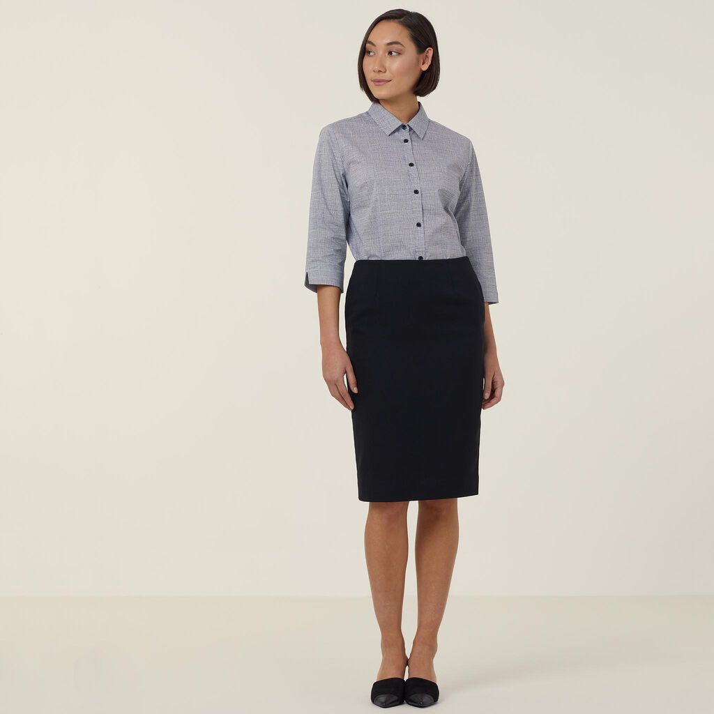 NNT CATUKX Avignon Abstract Print 3/4 Sleeve Shirt