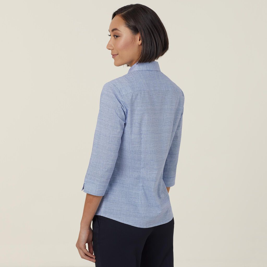 NNT CATUKX Avignon Abstract Print 3/4 Sleeve Shirt