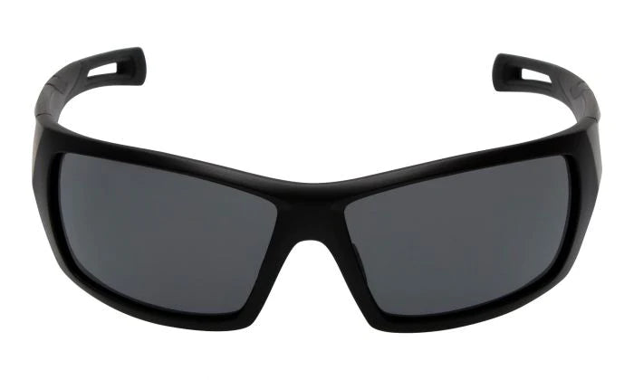 Ugly Fish RS6002 MBL.SM Chisel Safety Sunglasses- Matt Black Frame/Smoke Lens