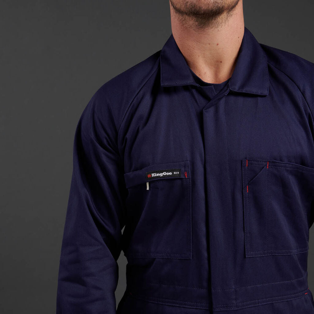 KingGee K01010 Combination Drill Overalls-Navy