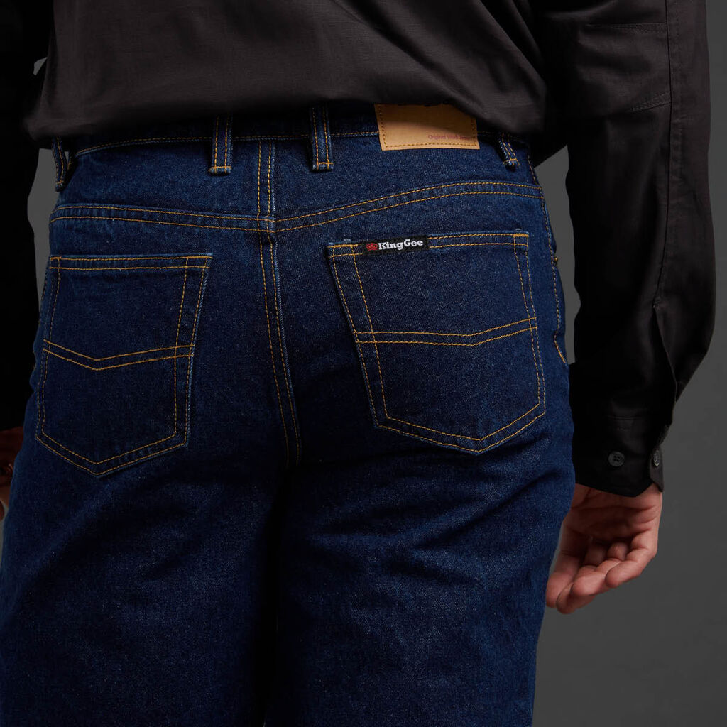 KingGee K03020 Denim Work Jeans-Stonewash