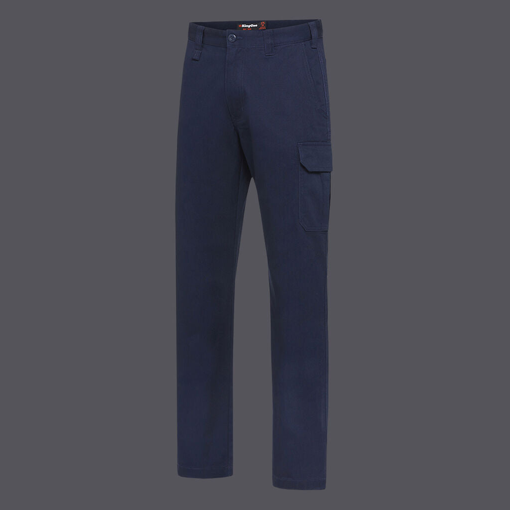 KingGee K03030 Basic Stretch Cargo Pants-Navy
